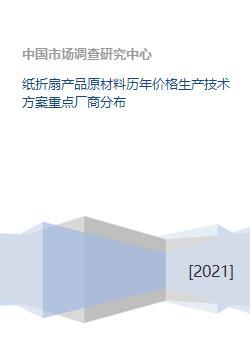 紙折扇產業全解析 原料、價格、技術與市場格局